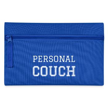 Personal Couch white | für Faulenzer - Federtasche - Royalblau - Vorne