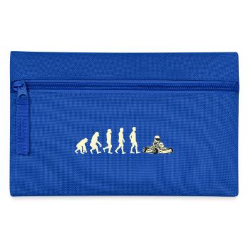 Cadeau évolution du kart shirt - Trousse - bleu royal - Devant