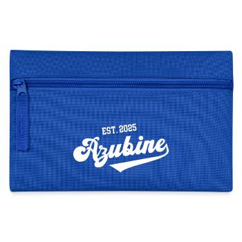 Azubine est 2025 Ausbildung Beginn Lehre Azubi - Federtasche - Royalblau - Vorne