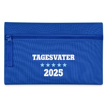 Tagesvater Erzieher Kindergärtner Geburtstag - Federtasche - Royalblau - Vorne