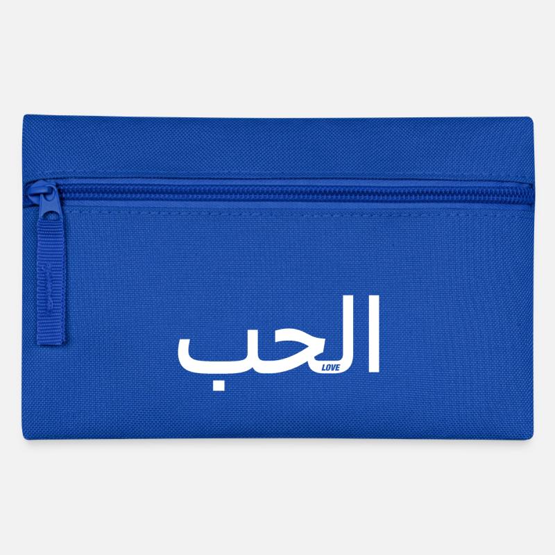 L'amour en arabe - Trousse - bleu royal