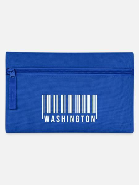 Washington Strichcode - Federtasche - Royalblau