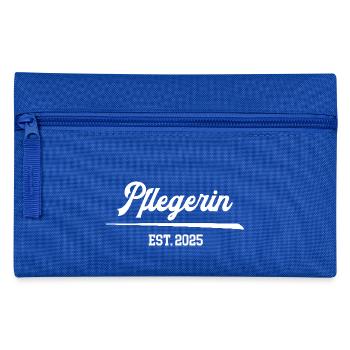Pflegerin 2025 Beruf Pfleger Pflege Altenpflege 25 - Federtasche - Royalblau - Vorne