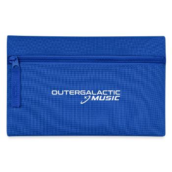 Outergalactic Music logo white - Pencil Case - royal blue - Front