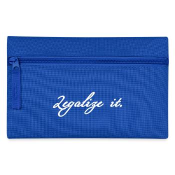 Legalize it weis - Pencil Case - royal blue - Front
