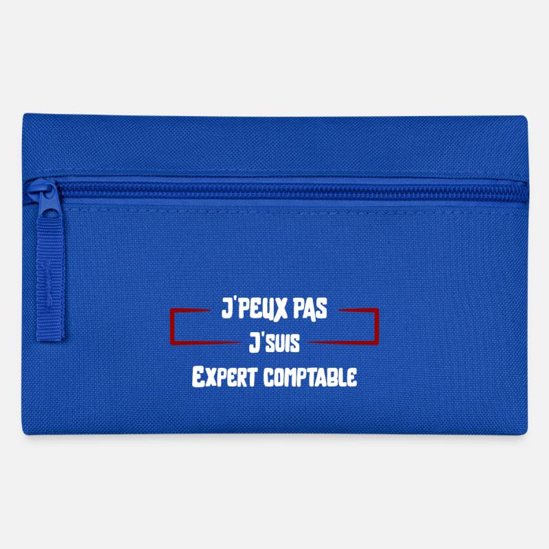 j'peux pas Expert comptable cadeau - Trousse - bleu royal