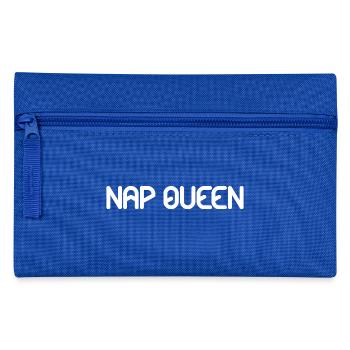 nap queen - Pencil Case - royal blue - Front