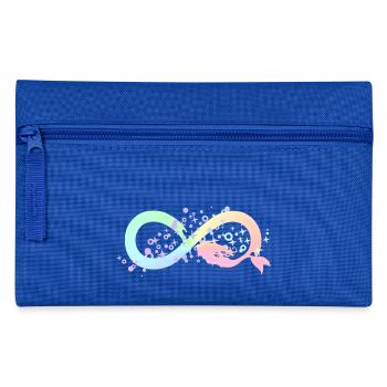 Meerjungfrau mermaid Infinty Unendlichkeit endlos - Federtasche - Royalblau - Vorne