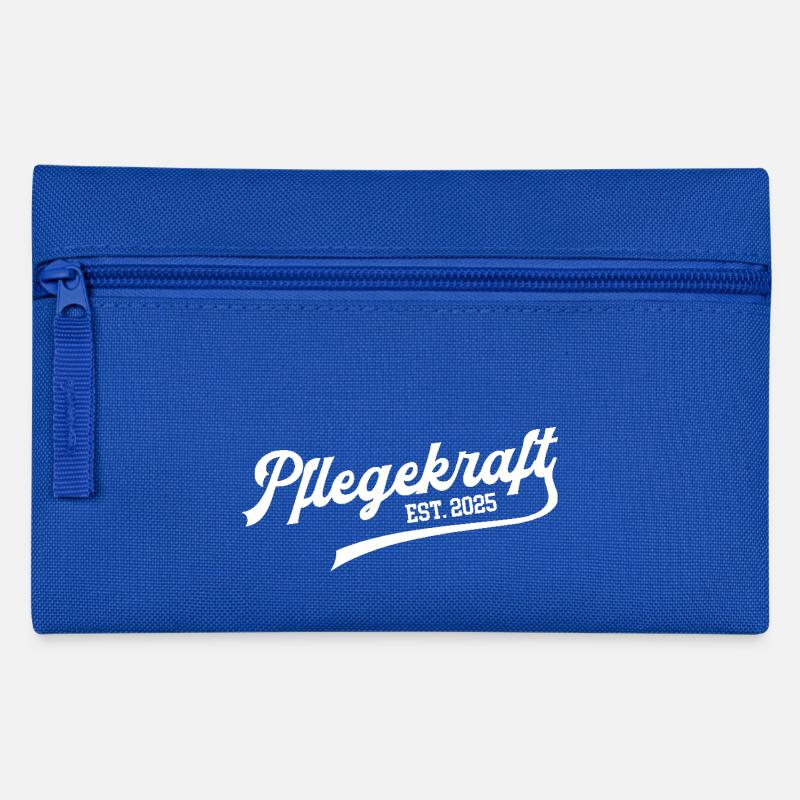 Pflegekraft 2025 Pflegehelfer Ausbildung PFK Beruf - Federtasche - Royalblau