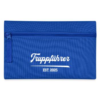 Truppführer Feuerwehrmann Feuerwehr Truppe Führen - Federtasche - Royalblau - Vorne