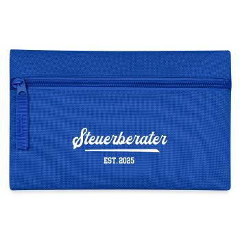 Steuerberater 2025 Beruf Steuerfachangestellter - Federtasche - Royalblau - Vorne