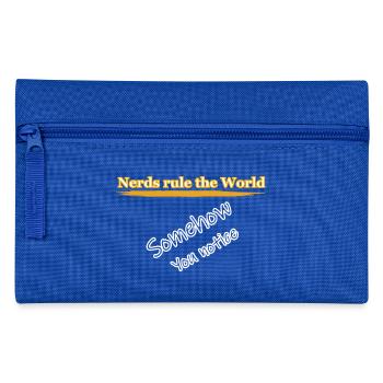 Nerds Rule - Federtasche - Royalblau - Vorne
