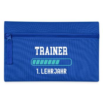 Trainer Ausbildung 1 Lehrjahr Trainerlizenz - Federtasche - Royalblau - Vorne
