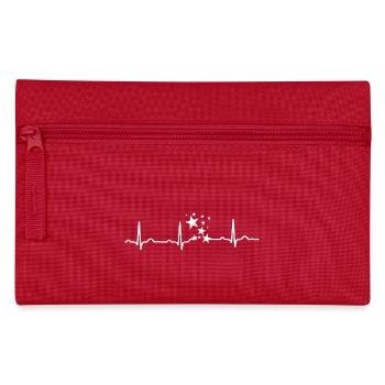 CADEAU - ECG COEUR EN LIGNE DISCO BALL STARS Blanc - Trousse - rouge - Devant