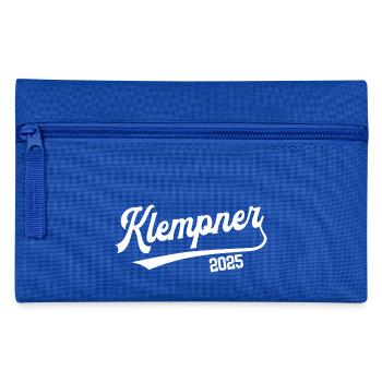 Klempner 2025 Ausbildung Beruf Klempnerei Azubi - Federtasche - Royalblau - Vorne