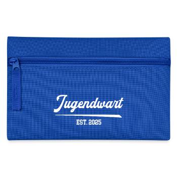 Jugendwart Jugendfeuerwehr FFW Jugend Feuerwehr - Federtasche - Royalblau - Vorne
