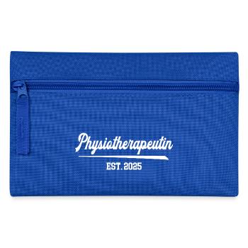 Physiotherapeutin 2025 Physio Therapeutin Masseur - Federtasche - Royalblau - Vorne