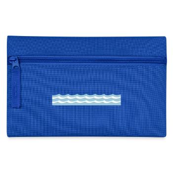 waves - Pencil Case - royal blue - Front