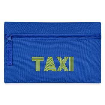 Taxi Design yellow! Free time gift - Pencil Case - royal blue - Front