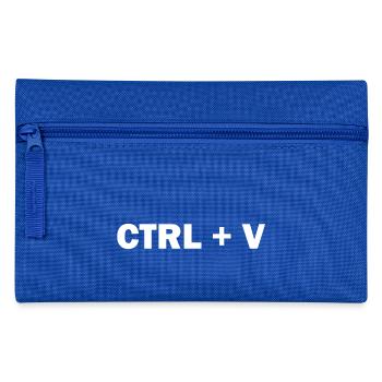 CTRL + V - Pencil Case - royal blue - Front