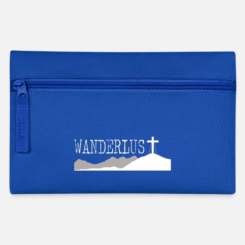 Wanderlust - Federtasche - Royalblau