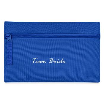 Team Bride - Pencil Case - royal blue - Front