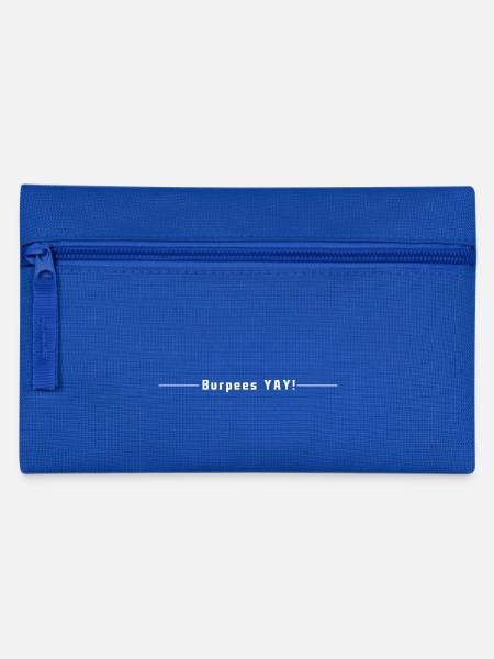 Burpees YAY - Federtasche - Royalblau