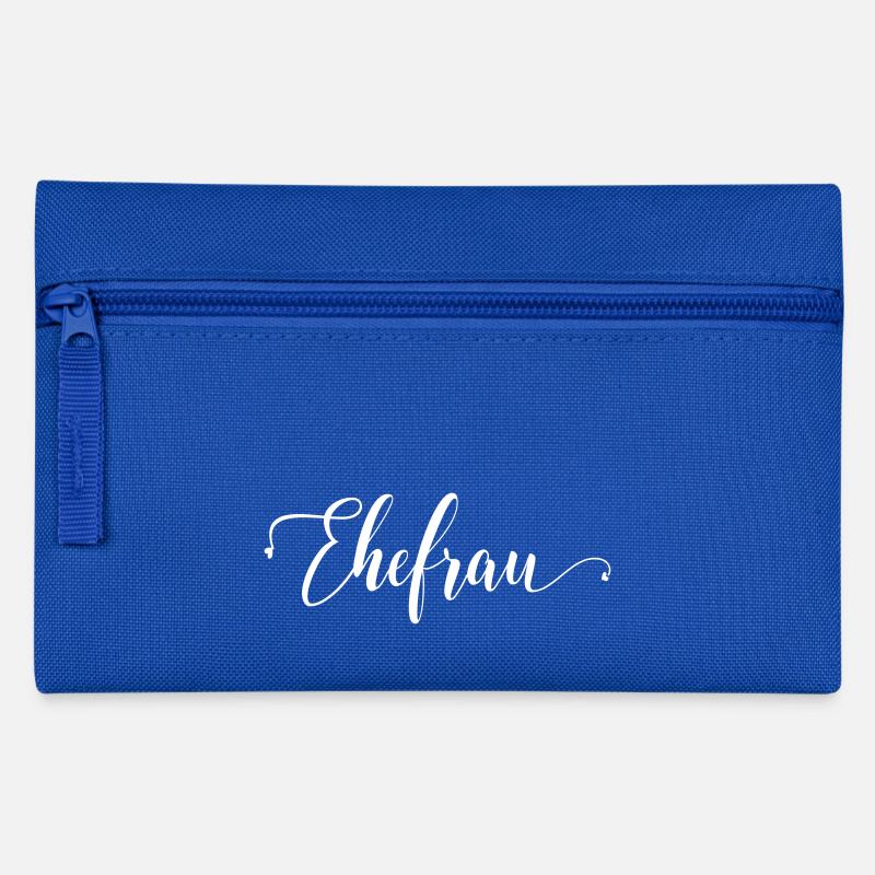 ehefrau_2 - Federtasche - Royalblau
