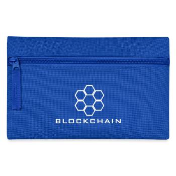 Crypto blockchain logo - Trousse - bleu royal - Devant