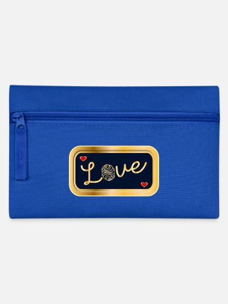 FRANZBRÖTCHEN LIEBEN HAMBURG - Federtasche - Royalblau
