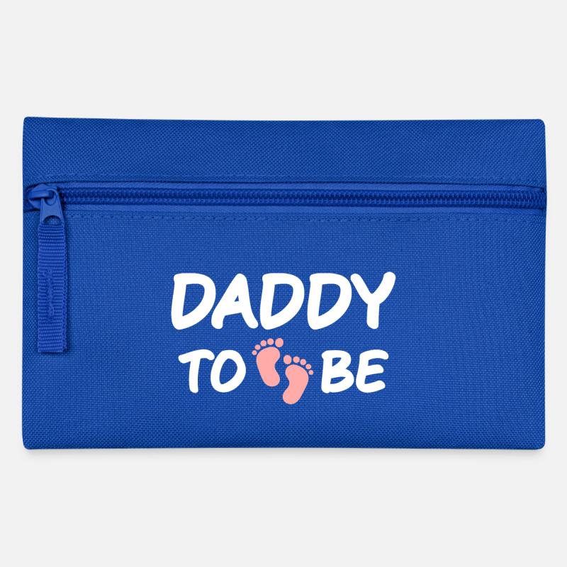 Papa Vater - werdende Väter Geschenke Schwanger - Federtasche - Royalblau