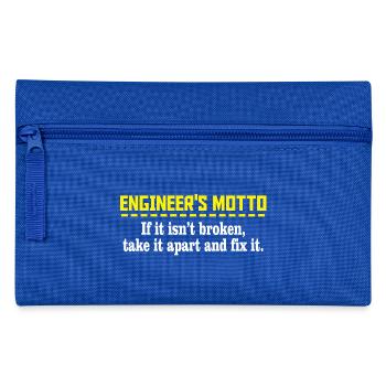 chemise drôle d'ingénieur - Trousse - bleu royal - Devant