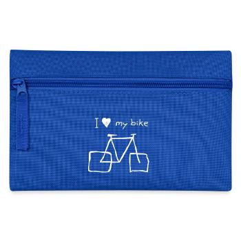 i love my bike - Federtasche - Royalblau - Vorne