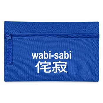 wabi sabi - Pencil Case - royal blue - Front