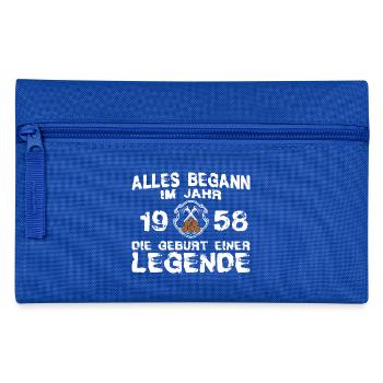 Holz Legende 1958 - Federtasche - Royalblau - Vorne