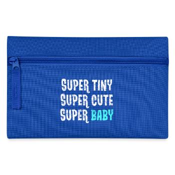 Super klein - super süß - super Baby - blau - Federtasche - Royalblau - Vorne