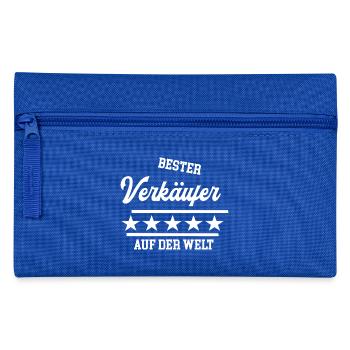 Bester Verkäufer Händler Einzelhändler Verkauf - Federtasche - Royalblau - Vorne