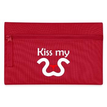 Embrasse mon S - Trousse - rouge - Devant