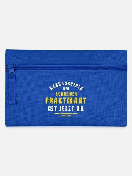 Schneider Praktikant Schneiderei Praktikum - Federtasche - Royalblau