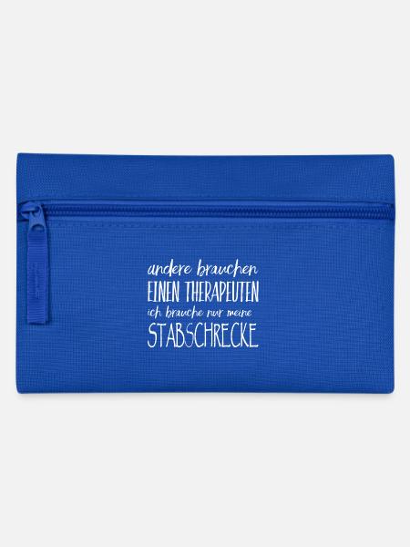 Stabschrecken Gespenstschrecken Insekt Haltung - Federtasche - Royalblau
