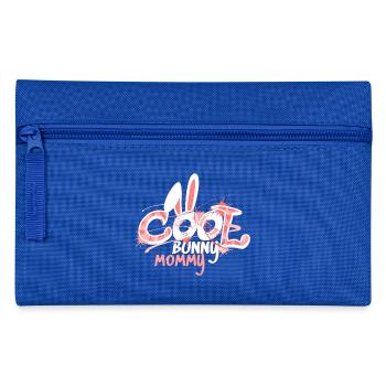 cool bunny mommy - Graffiti Motiv für Hasenmama 's - Federtasche - Royalblau - Vorne