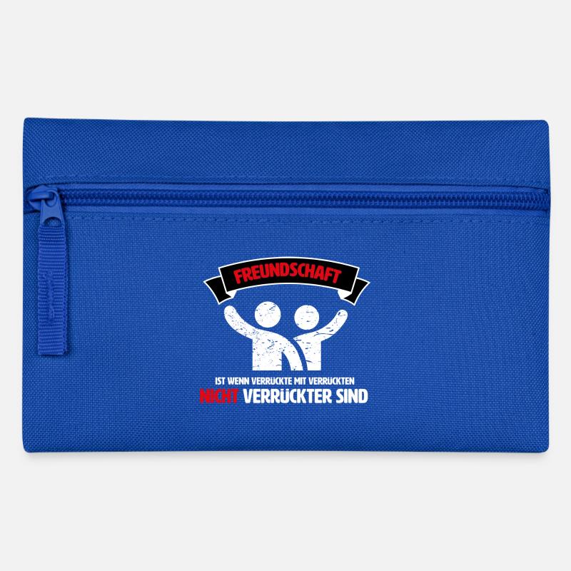 Bester Freund, Best Friends, Freunde Freundschaft - Federtasche - Royalblau