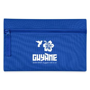France région Guyane proverbe la fusée décolle B - Trousse - bleu royal - Devant