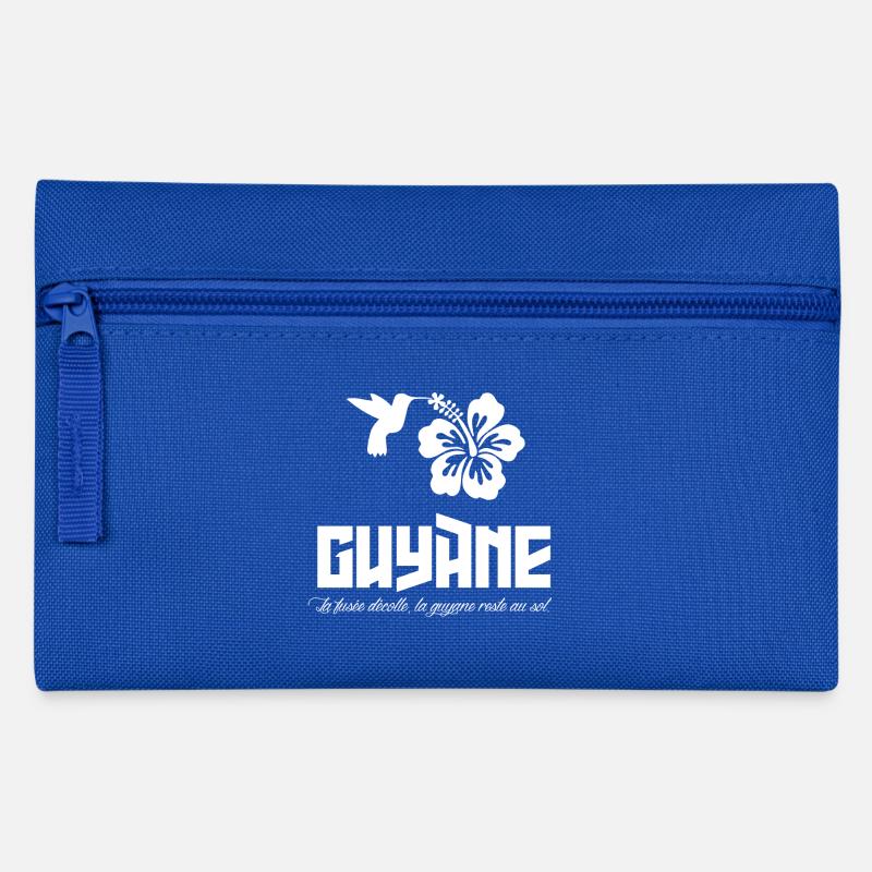 France région Guyane proverbe la fusée décolle B - Trousse - bleu royal