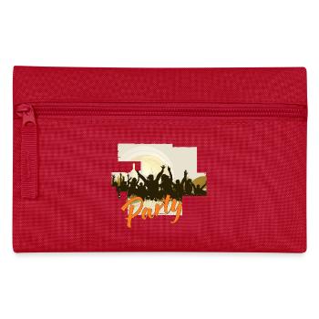 Feiernde Silhouetten Party Design - Federtasche - Rot - Vorne