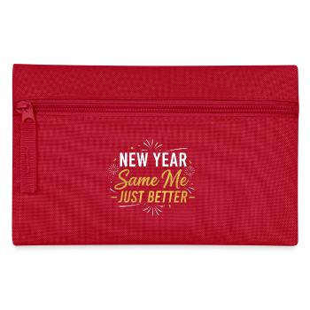Neues Jahr, Gleiches Ich, Nur Besser - Federtasche - Rot - Vorne