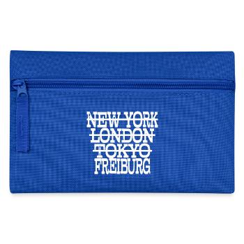 Freiburg Liebe - Geschenkidee für Freiburger Fan - Federtasche - Royalblau - Vorne