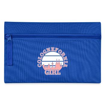 COLOGNEFORNIA Fille Cologne Kölle ville Dom Kölsches - Trousse - bleu royal - Devant
