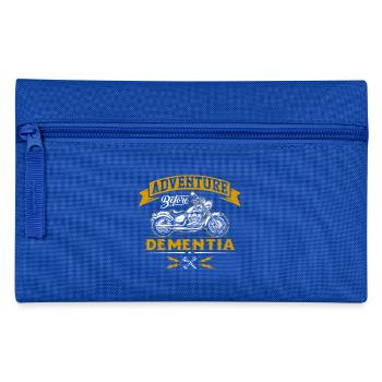 Aventure avant la démence - motard motard - Trousse - bleu royal - Devant