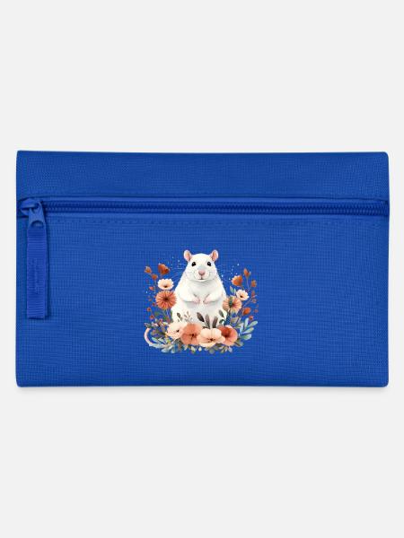 Ratte - Federtasche - Royalblau